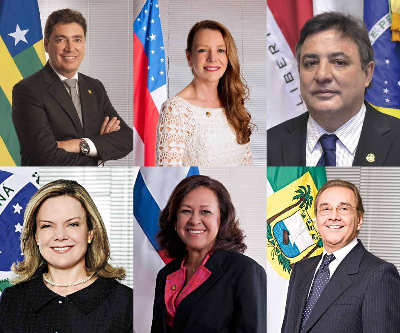 Quais senadores votaram a favor da retirada de direitos trabalhistas? Fotos: Divulgação