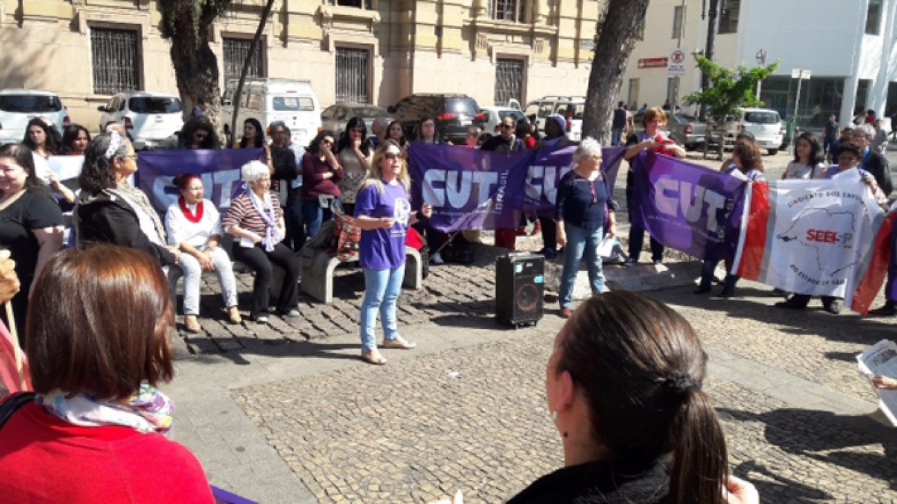 “Exigimos que o poder público adote as providências necessárias para a garantia dos direitos das mulheres" Foto: Secom-CUT