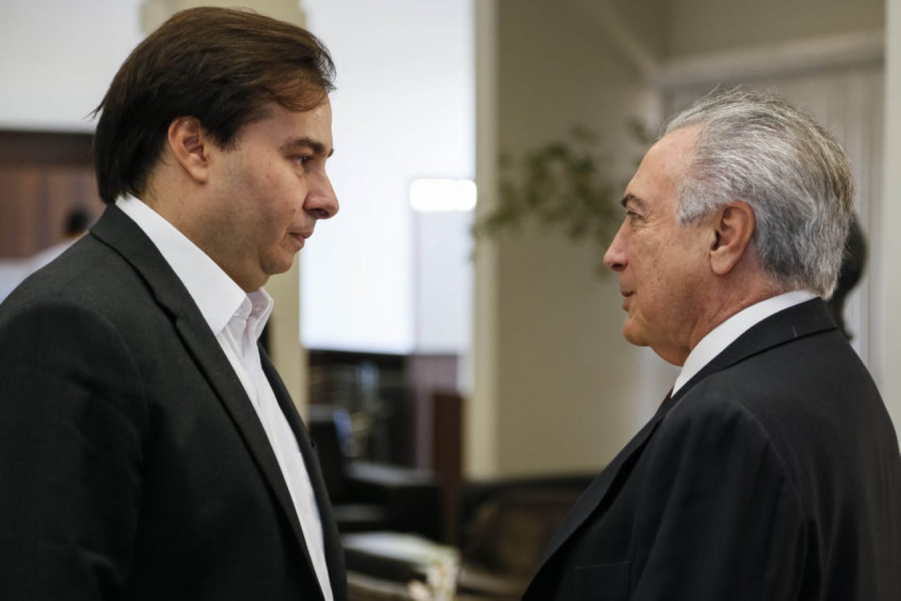 Dois dos principais entusiastas da reforma da Previdência: os presidentes da Câmara, Rodrigo Maia (DEM-RJ) e da República, Michel Temer (PMDB) Foto: Beto Barata/Fotos Públicas