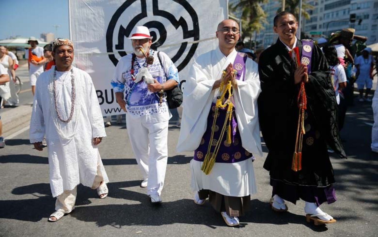 Em setembro, ato em defesa da liberdade religiosa reuniu representantes de diversas religiões em Copacabana Foto: Fernando Frazão / Agência Brasil