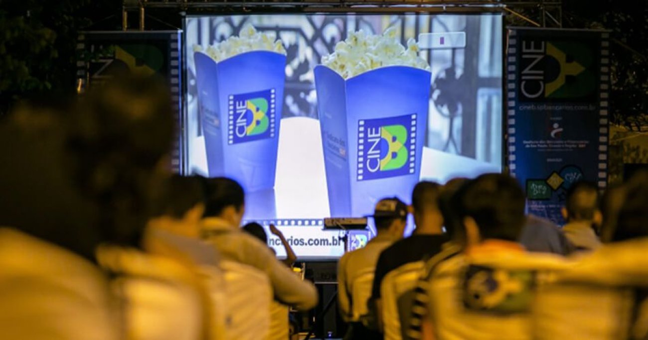 CineB leva cinema brasileiro à periferia desde 2007. Foto: Seeb-SP