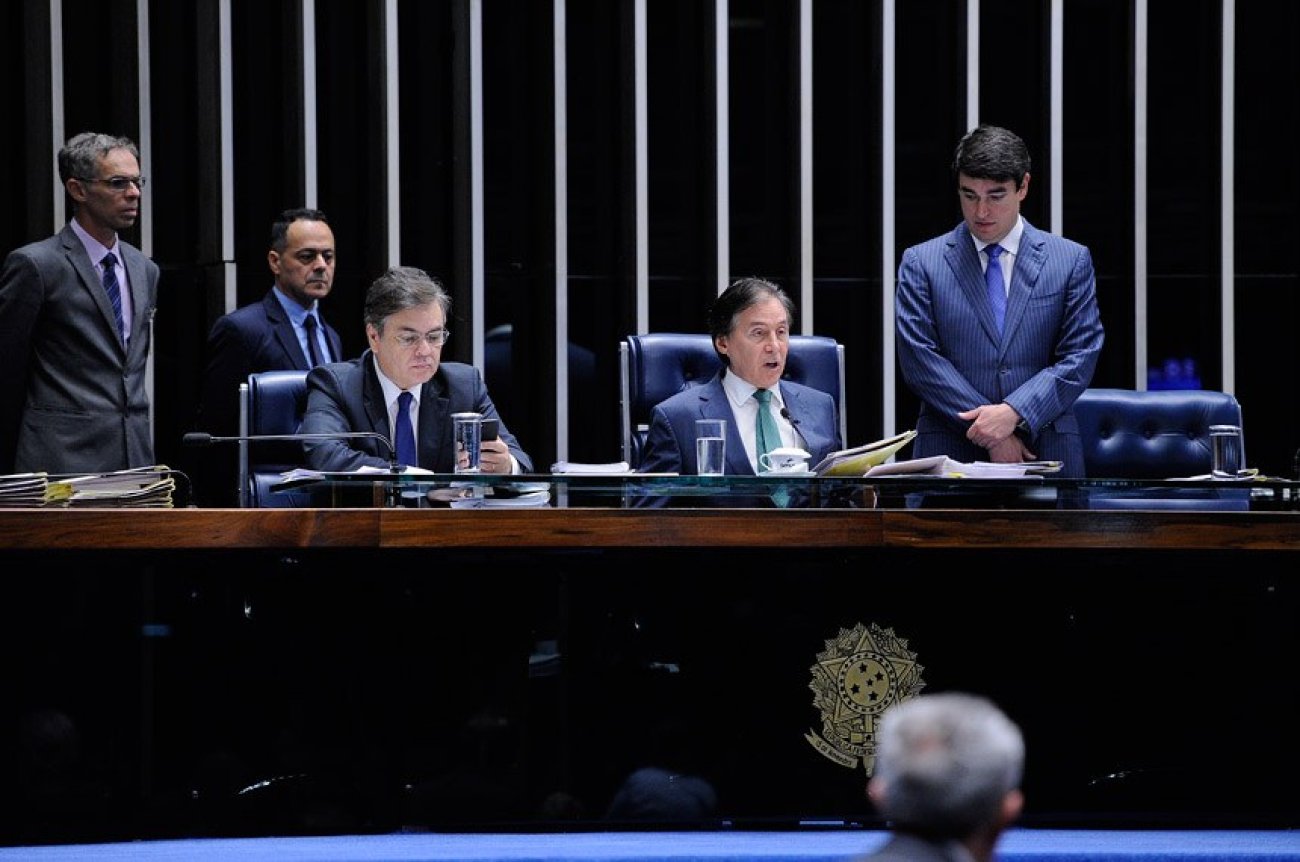 Eunício Oliveira, presidente do Senado Foto: Edilson Rodrigues / Agência Senado