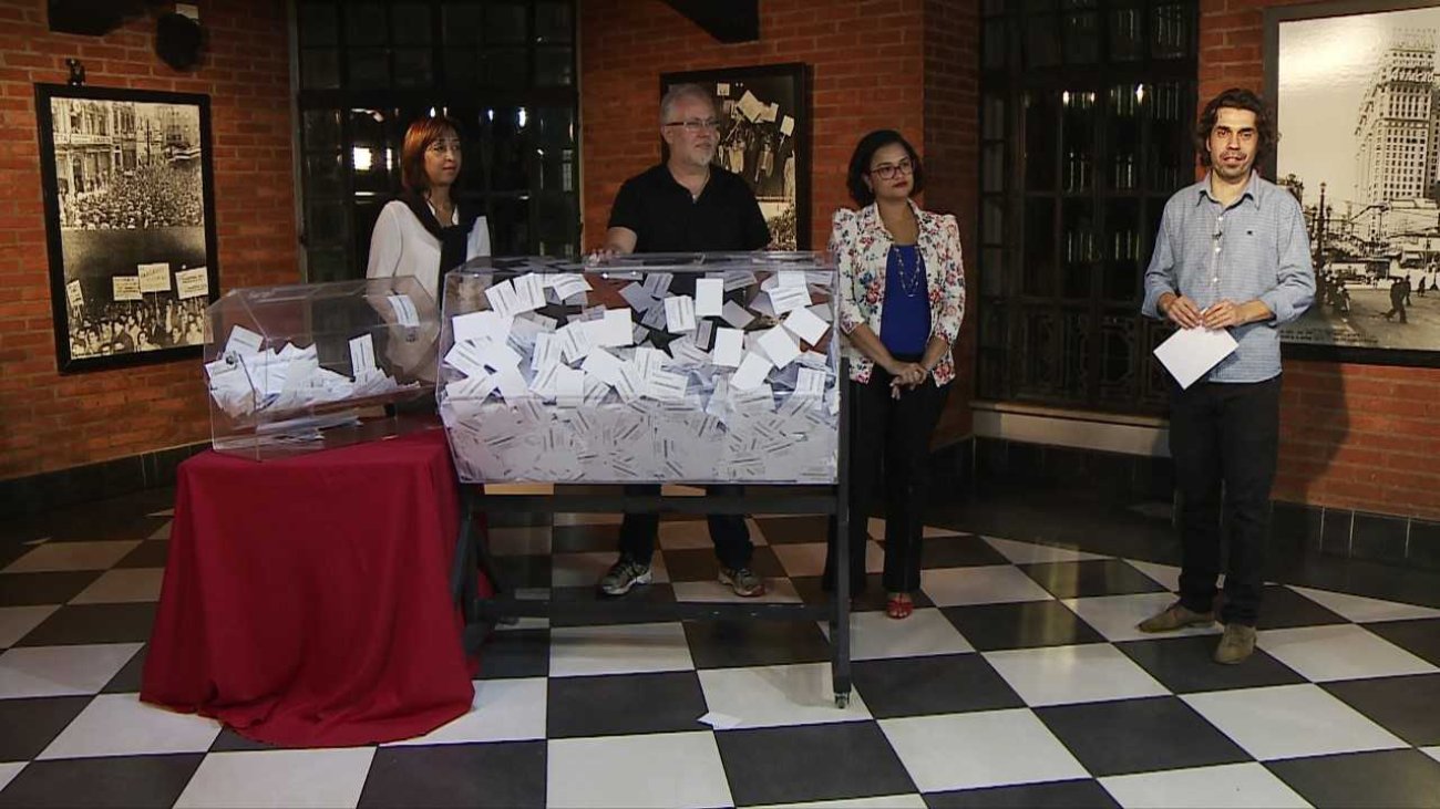 Dirigentes sindicais realizam mais um sorteio de prêmios em comemoração aos 95 anos do Sindicato Foto: Reprodução TVB