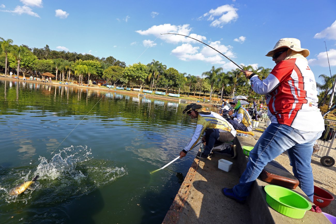 Torneio de pesca do Sindicato para sindicalizados Foto: Juca Varella / Arquivo