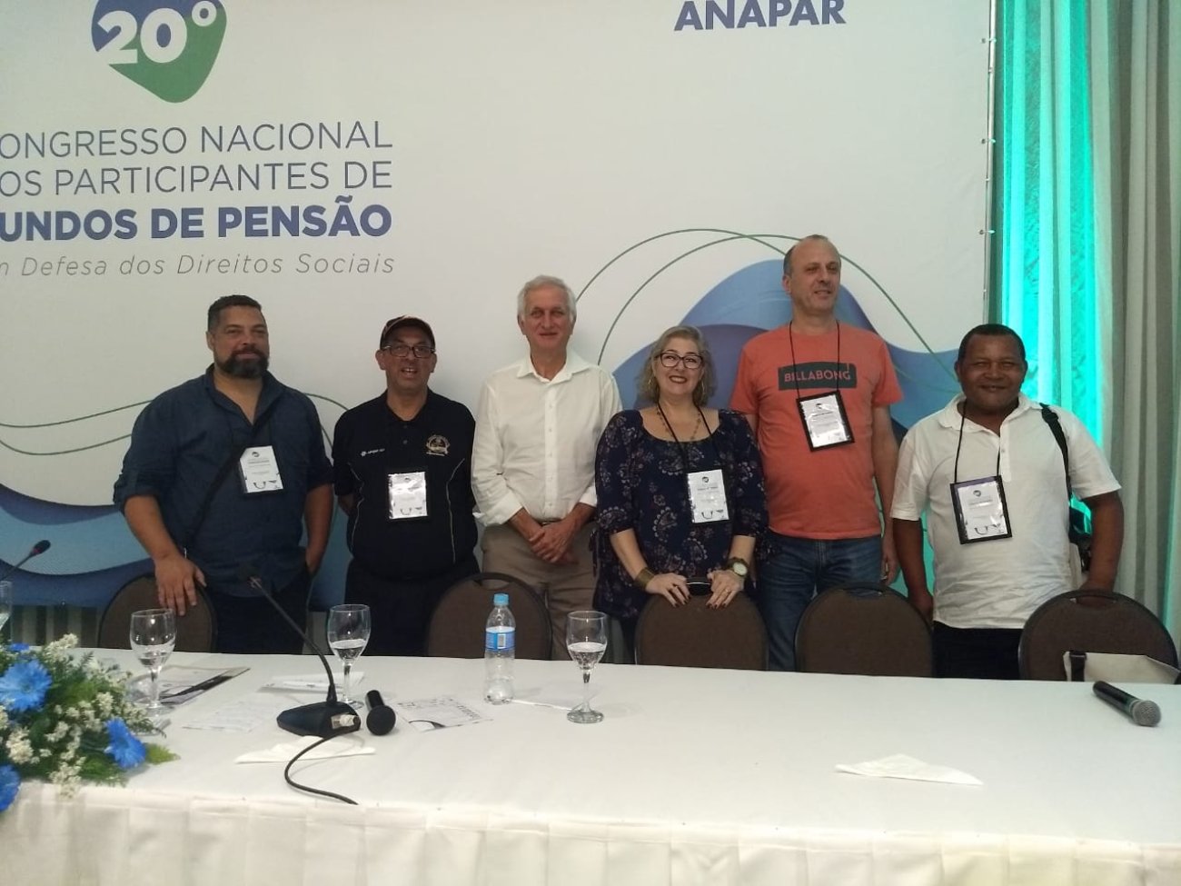 Regional São Paulo da Anapar presente ao XX Congresso da entidade Foto: Seeb-SP