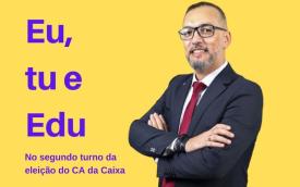 Eduardo Nunes, candidato apoiado pelo Sindicato dos Bancários na eleição para o Conselho de Administração da Caixa