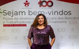Imagem de Neiva Ribeiro, presidenta do Sindicato dos Bancários de São Paulo, Osasco e Região