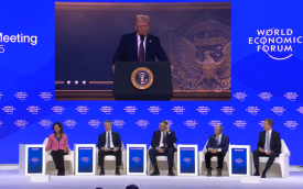 Trump participa do Fórum Mundial Econômico por vídeo conferência 