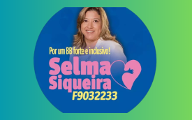 Material de campanha de Selma Siqueira, candidata apoiada pelo Sindicato na eleição para Caref do Banco do Brasil