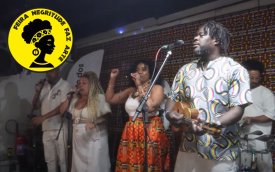 Apresentação do Grupo Juntos da Samba na última edição da Feira Negritude Faz Arte