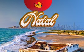 Arte mostra praia de Natal como opção de viagem com desconto