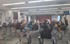 Imagem mostra auditório durante o 41º Congresso Estadual dos empregados da Caixa
