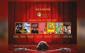 Arte mostra tela de cinema com vários cartazes coloridos