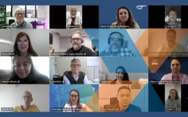 Imagem da tele de computador com as pessoas que participaram da reunião