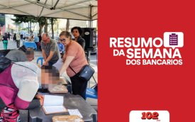 Foto de atividade de rua do Sindicato
