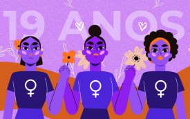 Ilustração de três mulheres