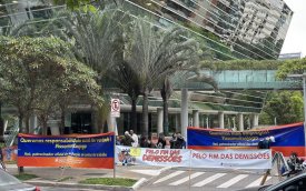 Paralisação no Itaú BBA contra a demissão em massa