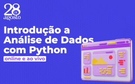 Imagem de divulgação do curso Introdução a Análise de Dados com Python