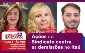 Arte mostra rosto duas mulheres, uma morena e outra loira, um homem moreno que participaram do programa de debate