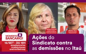 Arte mostra rosto duas mulheres, uma morena e outra loira, um homem moreno que participaram do programa de debate
