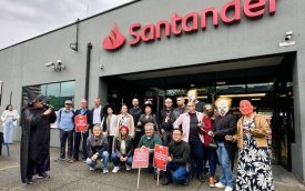 Foto: Seeb-SP Protesto no Radar Santander