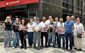 Em Campanha do Laço Branco, Sindicato conclama homens para luta contra a violência de gênero