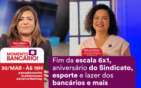 Arte mostra participantes do Momento Bancário