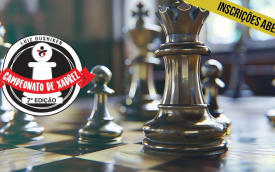 Imagem de divulgação do 7° torneio de Xadrez Luis Gushiken