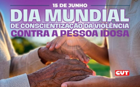 imagem mostra mãos de pessoas idosas dadas. sobre a imagem à o texto dia mundial da pessoa idosa