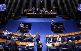 Sessão do Senado Federal do dia 29 de abril.  Foto: Lula Marques/ Agência Brasil.
