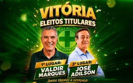Imagem dos dois candidatos eleitos para a Cipa do Núcleo Vila Leopoldina do Bradesco