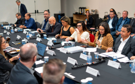 Bancários cobram que a Fenaban apresente uma proposta global, que contemple as reinvindicações da categoria (Foto: Seeb-SP)