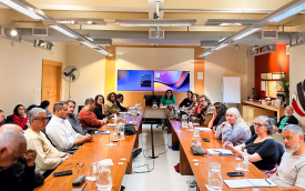 Reunião de organização do Sindicato para a greve dos empregados da Caixa (Foto: Seeb-SP)