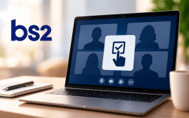 Assembleia virtual dos empregados do Banco BS2 para votação do acordo de PPR 2026.