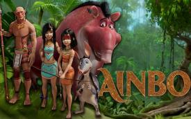 Cartaz do filme Ainbo, a guerreira da Amazônia