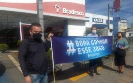 Dirigentes do Sindicato levam a campanha Nacional 2022 para Barueri
