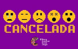 Imagem de emojis, acompanhadas da palavra "cancelada"