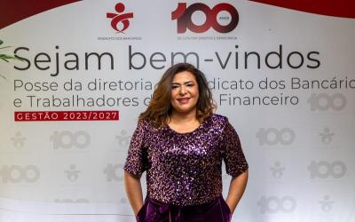 Imagem de Neiva Ribeiro, presidenta do Sindicato dos Bancários de São Paulo, Osasco e Região