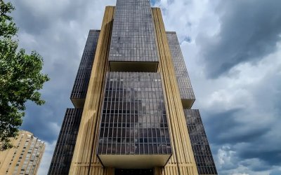 Imagem do prédio do Banco Central, em Brasília