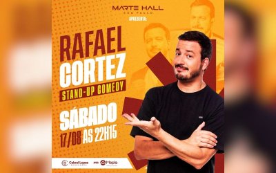 Sócios do Sindicato têm desconto em stand-up de Rafael Cortez