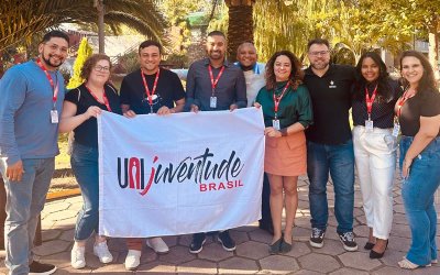 Delegação de dirigentes sindicais bancários na Conferência da UNI Américas Juventude