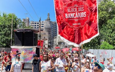 Fotografia do Bloco dos Bancários