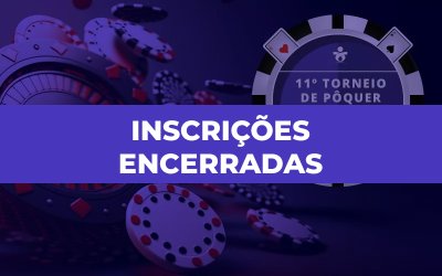 As vagas para inscrição se esgotaram no dia 27/05