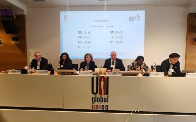 Agenda da UNI Finanças na sede da UNI Global Union
