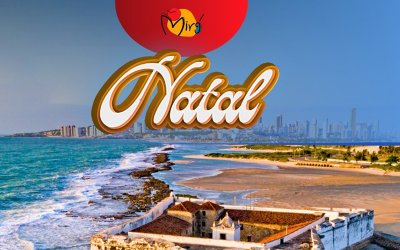 Arte mostra praia de Natal como opção de viagem com desconto