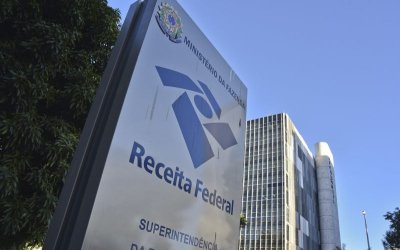 Fachada da sede da Receita Federal