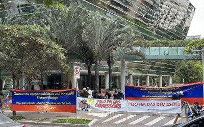 Paralisação no Itaú BBA contra a demissão em massa