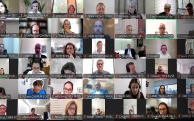 Print da reunião entre Comando Nacional dos Bancários e Fenaban