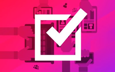 Imagem com um sinal de check no seu interior