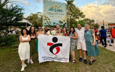 Sindicato participa da COP30 e cobra responsabilidade do setor financeiro na transição ecológica